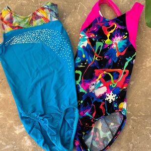 Colorful Gymnastics Leotards Set